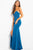 JVN51327 Strapless Sweetheart Long Sheath Gown