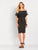 Mon Cheri - Off-Shoulder Flutter Dress 119825 In Black