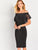 Mon Cheri - Off-Shoulder Flutter Dress 119825 In Black
