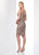 Social Occasions by Mon Cheri - Lace Appliqued V Neck Dress 218806