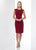 Social Occasions by Mon Cheri - 218812 Lace Sequined Jewel Dress In Red