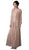 Soulmates - Embroidered Circle Skirt Three Piece Gown 1602 In Pink
