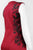 Spense - 13156 Cap Sleeve Scuba Printed Dress in Red