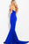 JVN51641 Plunging V-neck Mermaid Dress