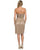 Sue Wong - Short Strapless Dress in Beige Cocktail Dress
