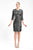 Sue Wong - Jewel Neck Sheath Dress N5551 in Black