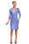 Sue Wong - Bateau Lace Column Dress N5161 I Purple
