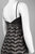 Sue Wong - Zigzag Cocktail Dress N3360 in Black and Gray