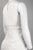 Sue Wong - Keyhole Lace Dress N4117 in White