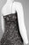 Sue Wong - N4333 Spaghetti Strap Beaded Sheath Cocktail Dress in Black and Silver