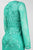 Sue Wong - Floral Embroidered Long Sleeve V-Neck Dress N4516 in Green