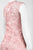 Sue Wong - N5163 Embroidered Square Neck Dress in Pink