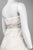 Sue Wong - Floral Applique Cocktail Dress Z139 in White