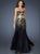 La Femme - 18603 Strapless Metallic Sequined Empire Gown In Black
