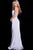 JVN50374 Strapless Sweetheart Pleated Sheath Gown