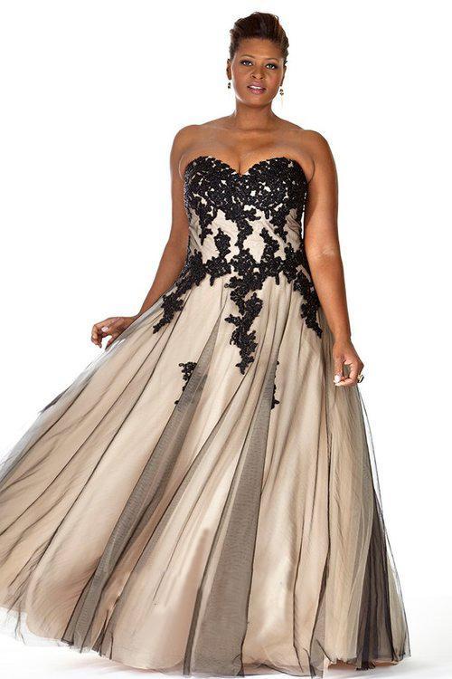 Embellished Sweetheart Tulle A-Line Gown SC4049
