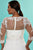 Embellished Illusion Scoop Neck Chiffon A-Line Dress SC5072