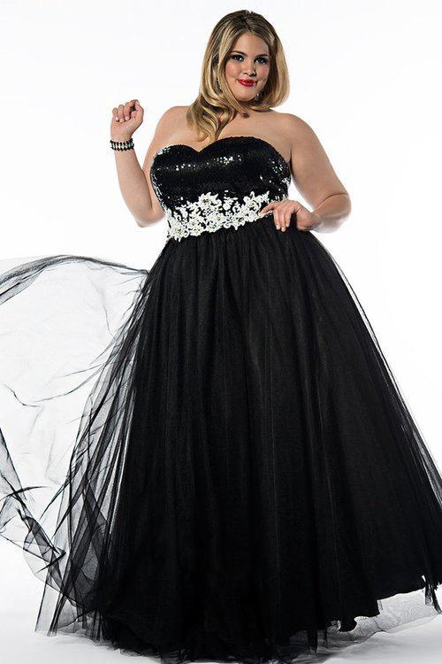 Sequined Sweetheart Tulle Ball Gown SC6003