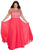 Romantic Ornate Lace Strapless Sweetheart A-Line Gown SC7209