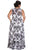Sleeveless Lace Floral Print A-line Dress SC7219