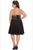 Strapless Sweetheart Crystal Empire A-Line Cocktail Dress SC8075
