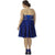 Strapless Sweetheart Crystal Empire A-Line Cocktail Dress SC8075
