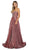 Nox Anabel - T258 Lustrous Strapless Sweetheart A-Line Evening Gown In Red