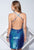 Terani Couture - P1609 Sleeveless Sequined Cocktail Dress in Blue