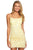 Sherri Hill - 53151 Embroidered Lace Short Dress In Yellow
