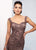 Ivonne D for Mon Cheri - 218D23 Allover Lace Sweetheart Trumpet Dress in Brown