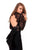 Tarik Ediz - 50227 Lace Long Sleeve Taffeta Mermaid Dress In Black