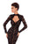 Tarik Ediz - 50230 Long Sleeve High Neck Lace Sheath Dress In Black