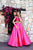 Tarik Ediz - 50244 Halter Cold Shoulder Mermaid Gown In Pink