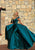 Tarik Ediz - 50244 Halter Cold Shoulder Mermaid Gown In Green