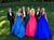 Tarik Ediz - 50283 Sleeveless Deep V-neck Ballgown In Green and Pink