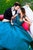 Tarik Ediz - 50283 Sleeveless Deep V-neck Ballgown In Green