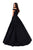 Tarik Ediz - 50294 Off-Shoulder Taffeta Ballgown In Black
