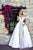 Tarik Ediz Plunging Off Shoulder Sheath Dress 50309 - 1 pc Ivory In Size 12 Available In Ivory