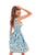 Tarik Ediz - Deep V-neck A-line Short Dress 50316 - 1 pc Ivory In Size 6 Available