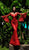Tarik Ediz - 50407 Floral Lace Long Bell Sleeve Mermaid Dress In Red