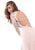 Tarik Ediz - 50419 Floral Lace Sheath Dress With Sweep Train In Pink