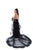 Tarik Ediz - 50458 Floral Embroidered Plunging Evening Dress