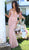 Tarik Ediz - 50477 Embellished Plunging Off-Shoulder Trumpet Dress In Pink