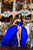 Tarik Ediz - 50478 Strapless Sweetheart Bow Accent Prom Gown In Blue