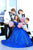 Tarik Ediz - 50540 Off-Shoulder Glitter Ballgown In Blue