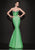 Tarik Ediz - Sculpted Seamed Gown 92488 in Green