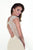 Tarik Ediz - 92826 Lace Cap Sleeve Bateau Sheath Dress In White