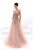 Tarik Ediz - 93409 Beaded Sweetheart Tulle Ballgown In Gray and Neutral