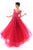 Tarik Ediz - 93490 Floral Applique Tulle Ballgown In Pink