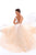 Tarik Ediz - 93490 Floral Applique Tulle Ballgown In White